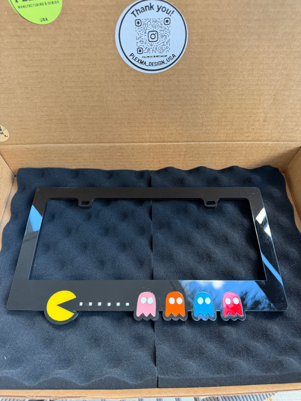 Custom Cool Car License Plate Frame – Personalized Acrylic Design