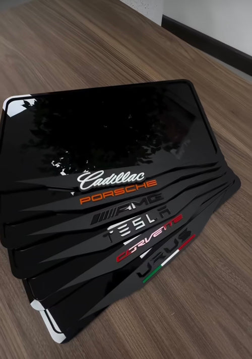 Custom Acrylic License Plate Frame