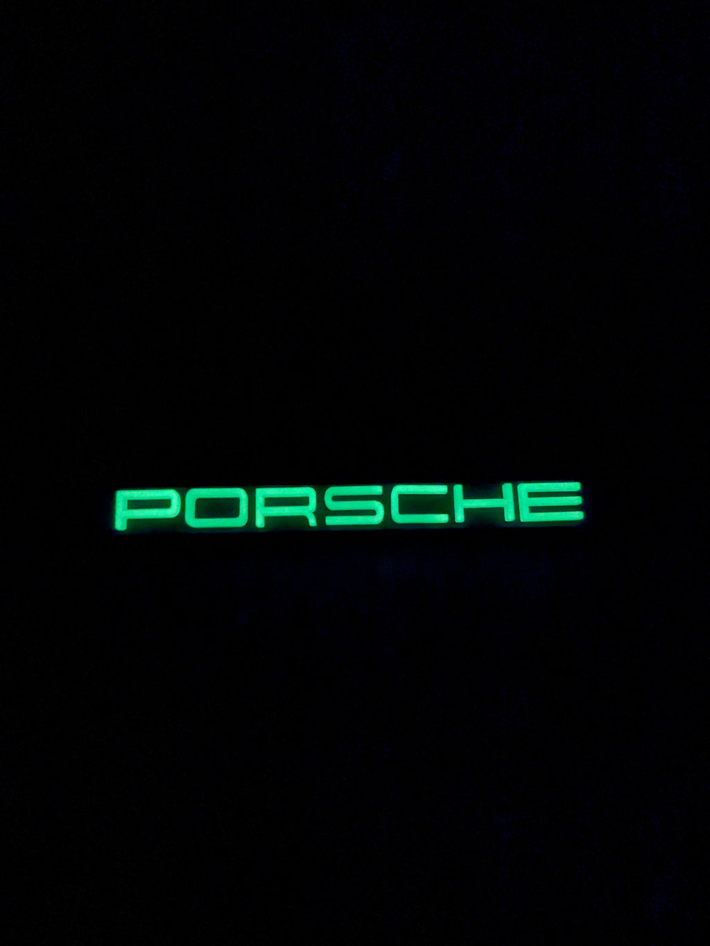 PORSCHE NEON GREEN Sport Style License Plate Frame – Glossy 3D Acrylic