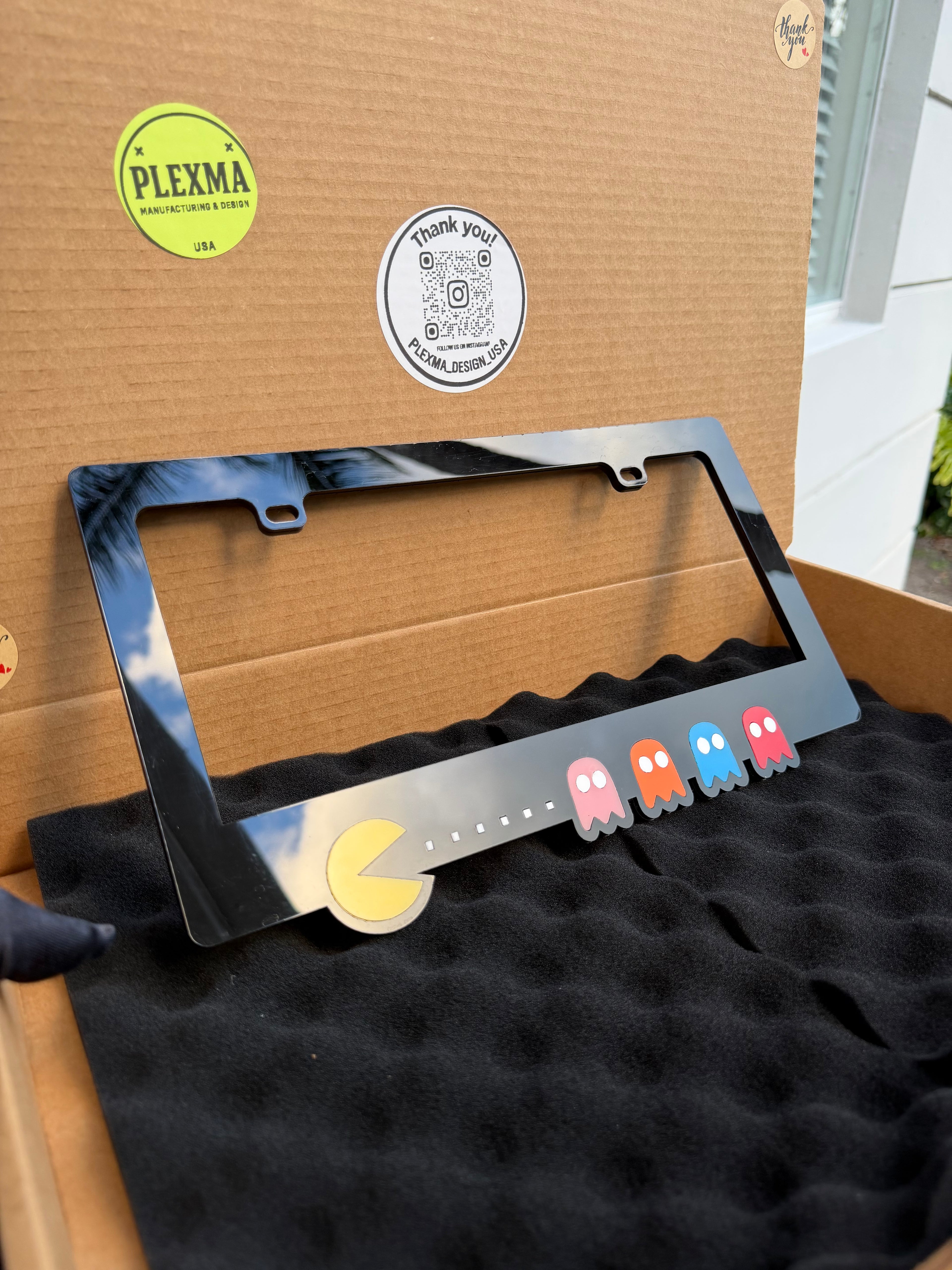 Custom Cool Car License Plate Frame – Personalized Acrylic Design