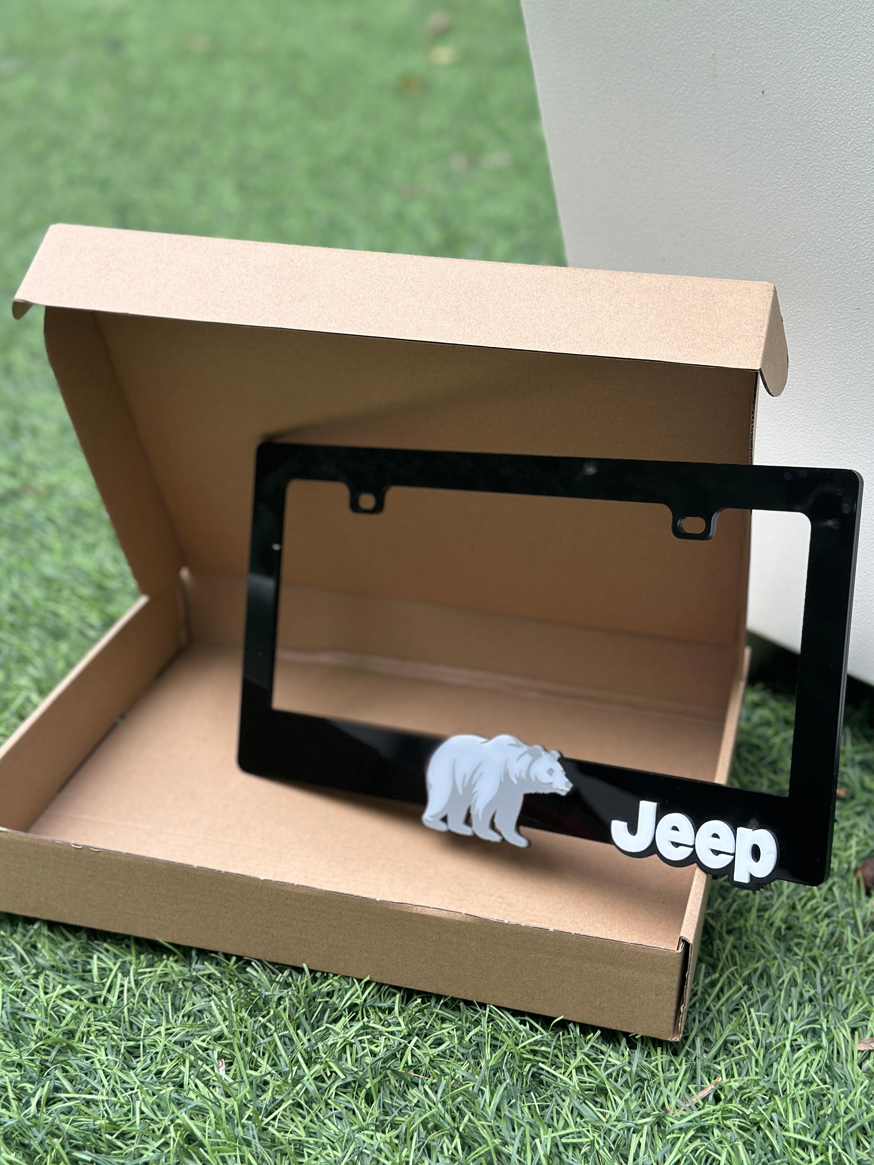 Custom Acrylic License Plate Frame – Plexma Design