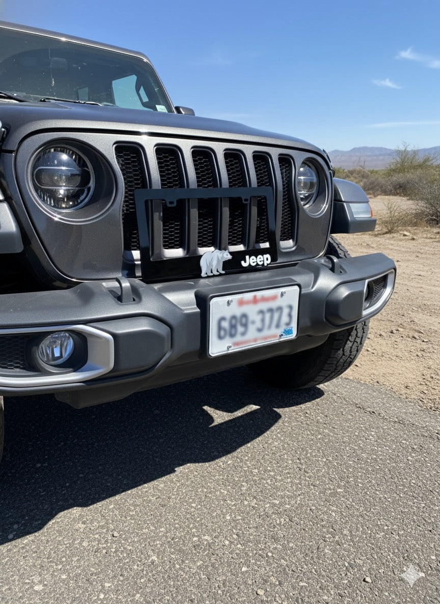 Custom Acrylic License Plate Frame – Plexma Design