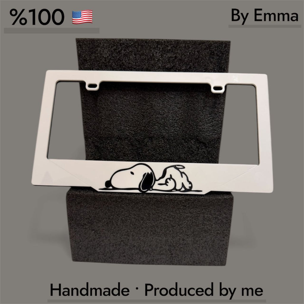 Custom Handmade cute License Plate Frame – 3mm Acrylic – Car Plate Frame – Plexma Design