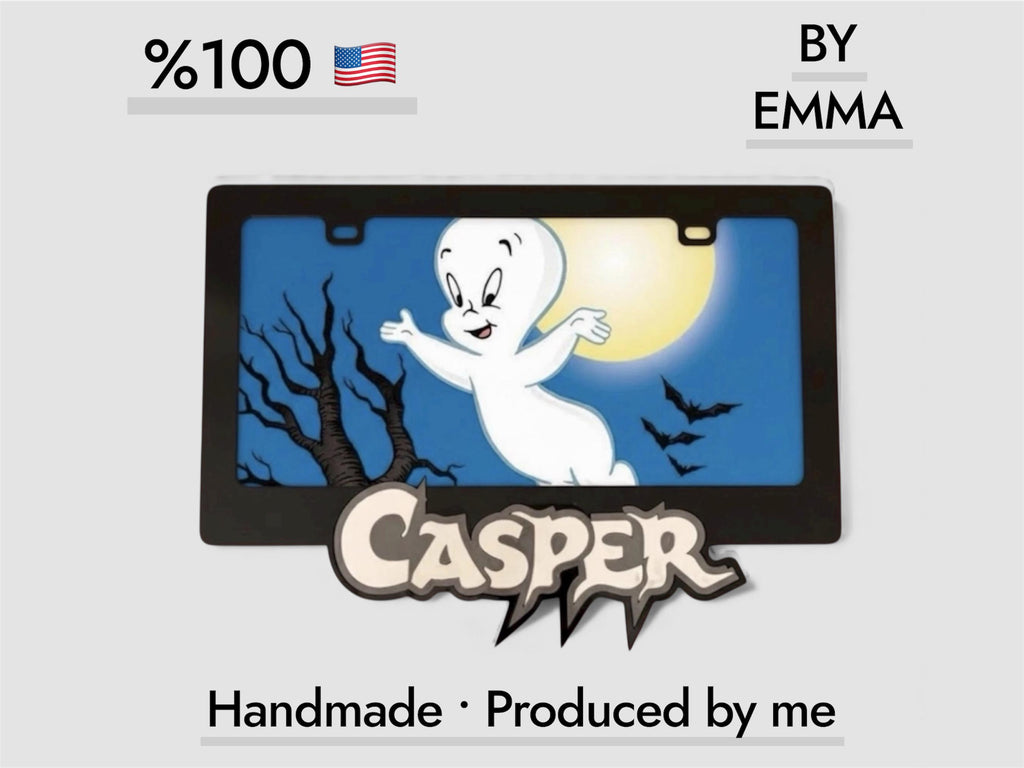 Custom Cute Car License Plate Frame – Personalized Acrylic Design