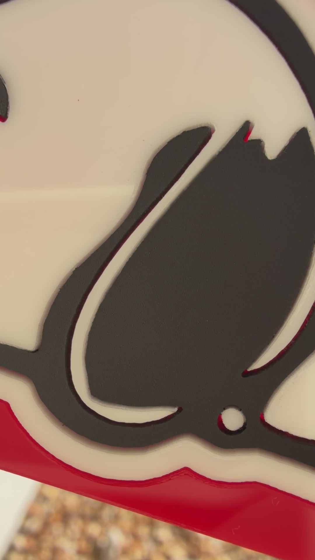 Decorative License Plate Frame – Red Acrylic